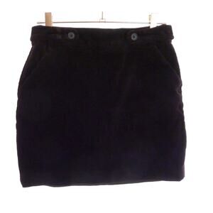 Banana Republic Brown Corduroy Short Skirt Size 0 Finewale Casual Pockets